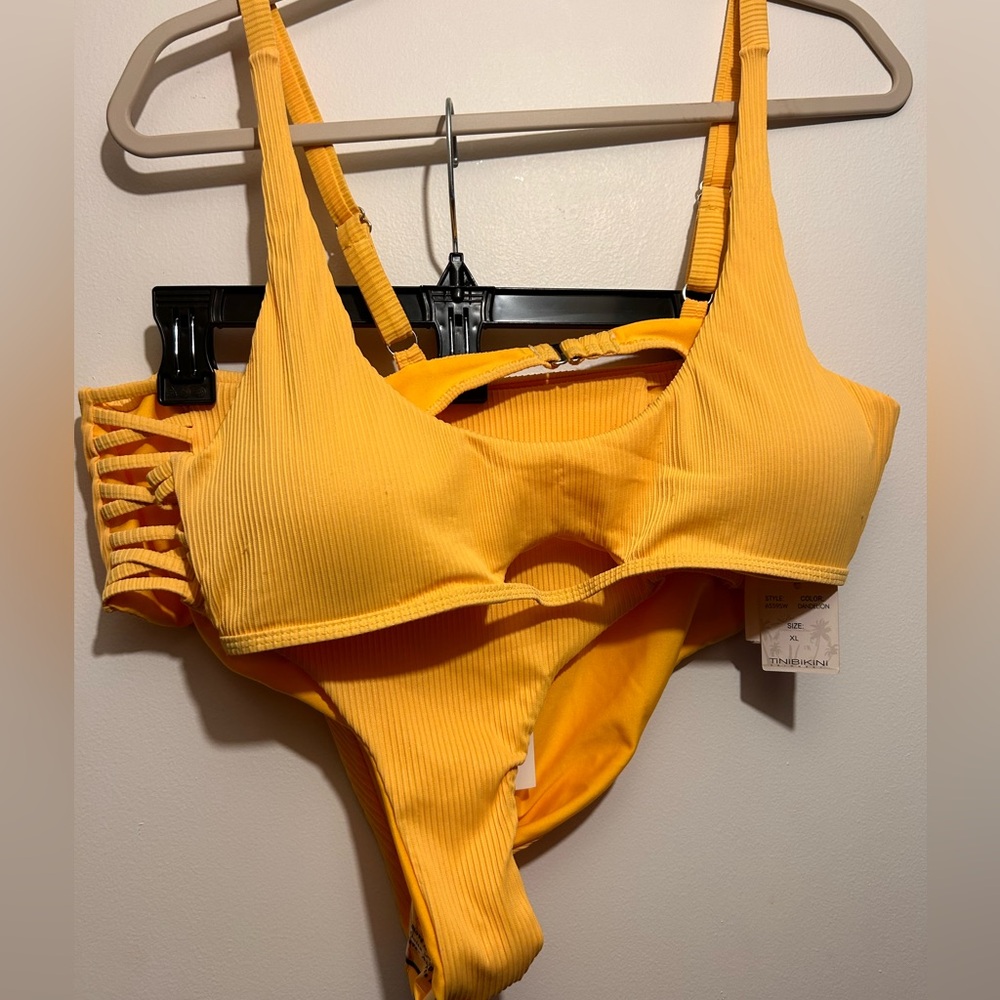Tinibikini High Waist Two Piece Bathing Suit